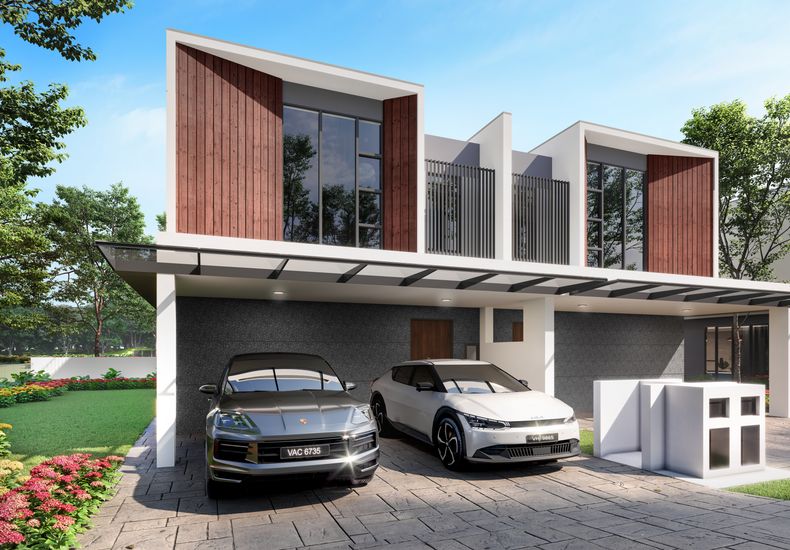 An artist’s impression of “Cassia” at The Kews.