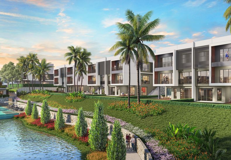 An artist’s impression of “Oak” at The Kews.