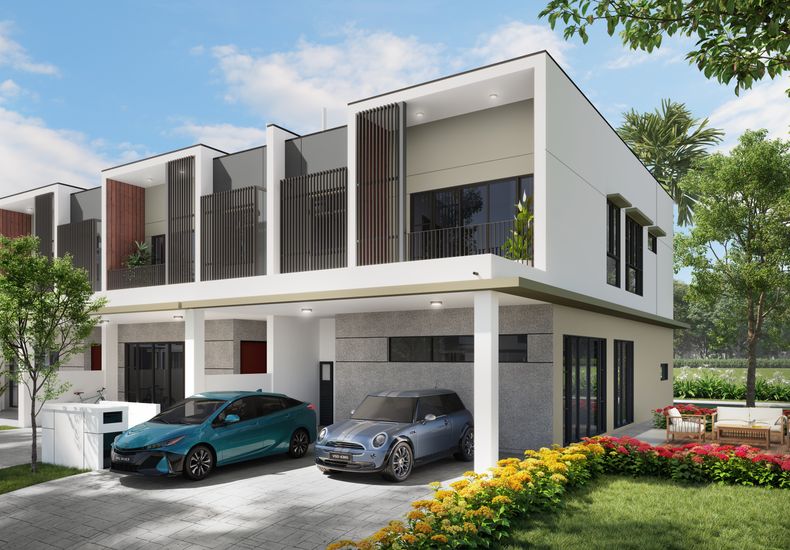 An artist’s impression of “Palm” at The Kews.