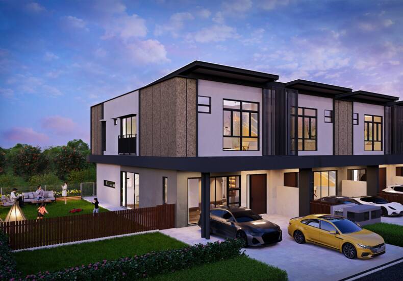 An artist’s impression of “Maple” at The Kews.